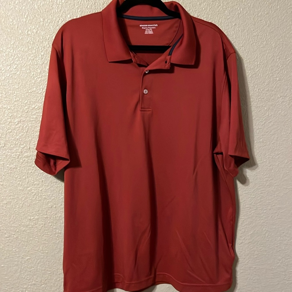 Amazon essentials men’s polo, regular fit size extra large